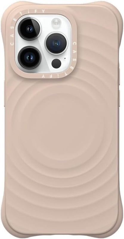 CASETiFY Ripple Case for iPhone 16 Pro [Silicone / 6.6 ft. 2X Military Grade Drop Protection/Compatible with Magsafe] - Black