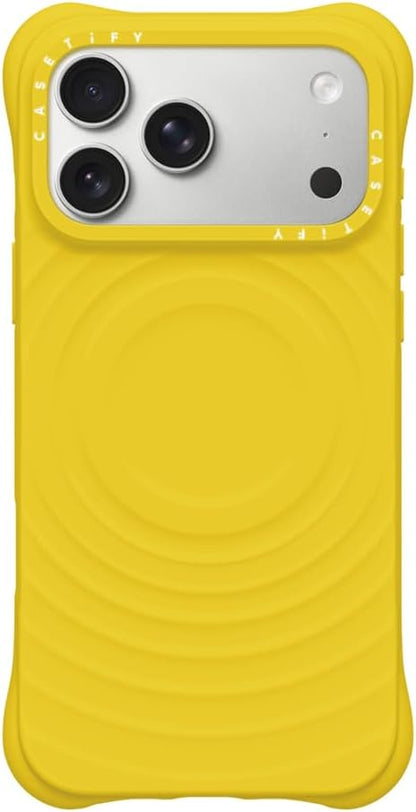 CASETiFY Ripple Case for iPhone 16 Pro [Silicone / 6.6 ft. 2X Military Grade Drop Protection/Compatible with Magsafe] - Black