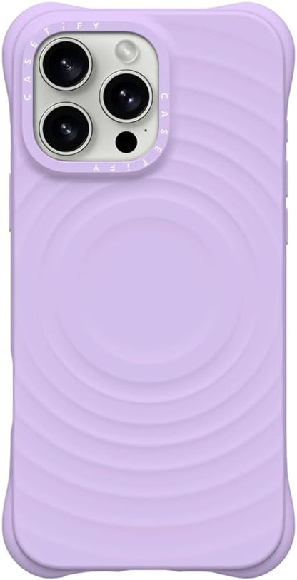 CASETiFY Ripple Case for iPhone 16 Pro [Silicone / 6.6 ft. 2X Military Grade Drop Protection/Compatible with Magsafe] - Black
