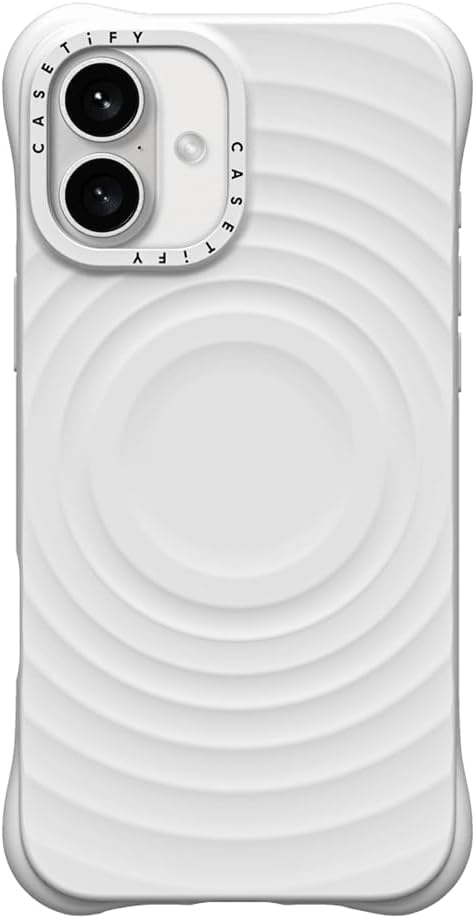 CASETiFY Ripple Case for iPhone 16 Pro [Silicone / 6.6 ft. 2X Military Grade Drop Protection/Compatible with Magsafe] - Black