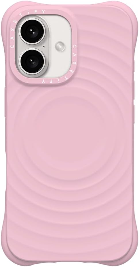 CASETiFY Ripple Case for iPhone 16 Pro [Silicone / 6.6 ft. 2X Military Grade Drop Protection/Compatible with Magsafe] - Black