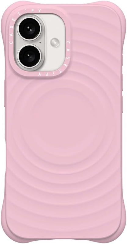 CASETiFY Ripple Case for iPhone 16 Pro [Silicone / 6.6 ft. 2X Military Grade Drop Protection/Compatible with Magsafe] - Black