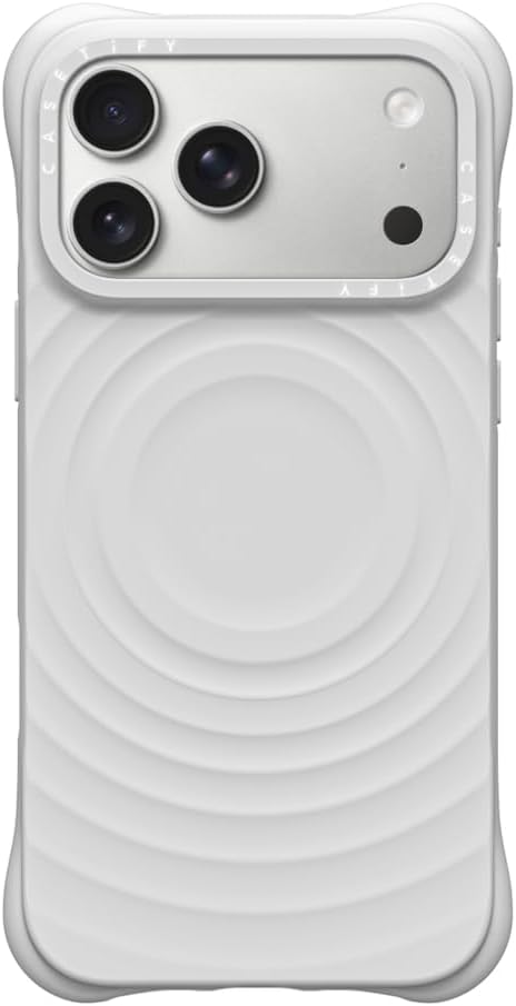 CASETiFY Ripple Case for iPhone 16 Pro [Silicone / 6.6 ft. 2X Military Grade Drop Protection/Compatible with Magsafe] - Black