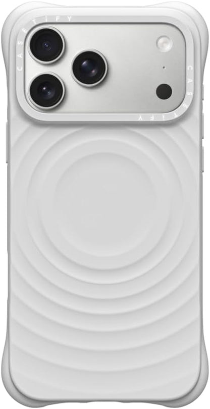 CASETiFY Ripple Case for iPhone 16 Pro [Silicone / 6.6 ft. 2X Military Grade Drop Protection/Compatible with Magsafe] - Black