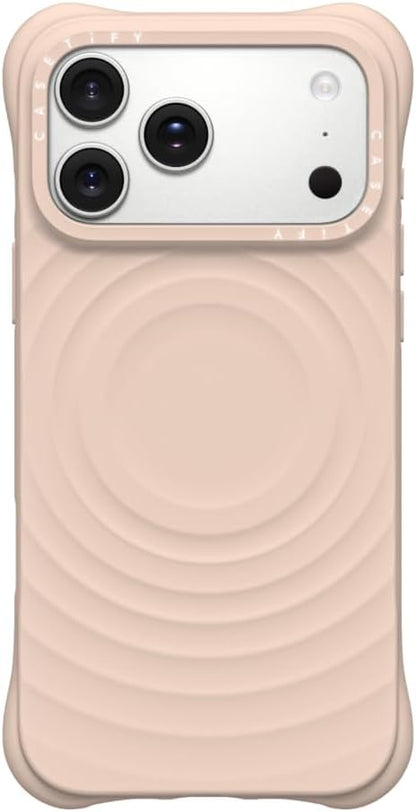 CASETiFY Ripple Case for iPhone 16 Pro [Silicone / 6.6 ft. 2X Military Grade Drop Protection/Compatible with Magsafe] - Black