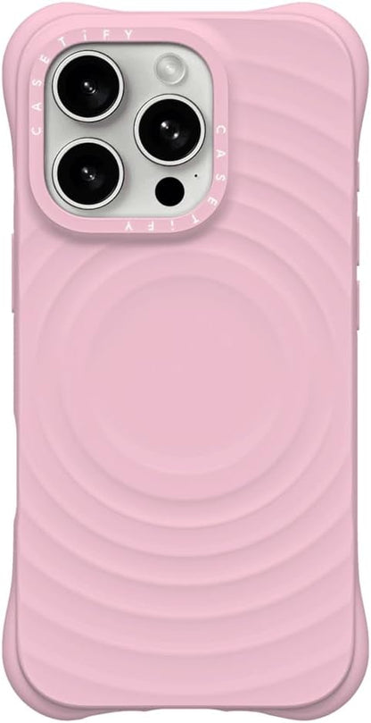 CASETiFY Ripple Case for iPhone 16 Pro [Silicone / 6.6 ft. 2X Military Grade Drop Protection/Compatible with Magsafe] - Black