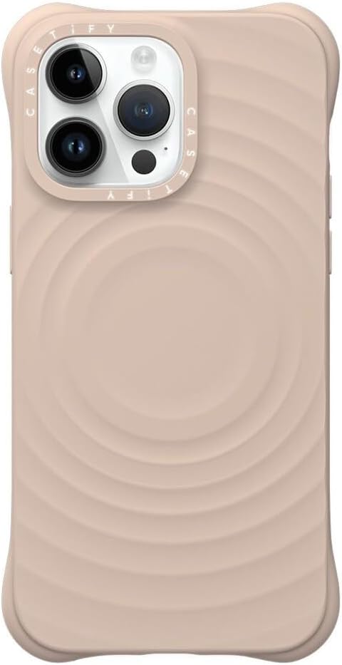 CASETiFY Ripple Case for iPhone 16 Pro [Silicone / 6.6 ft. 2X Military Grade Drop Protection/Compatible with Magsafe] - Black