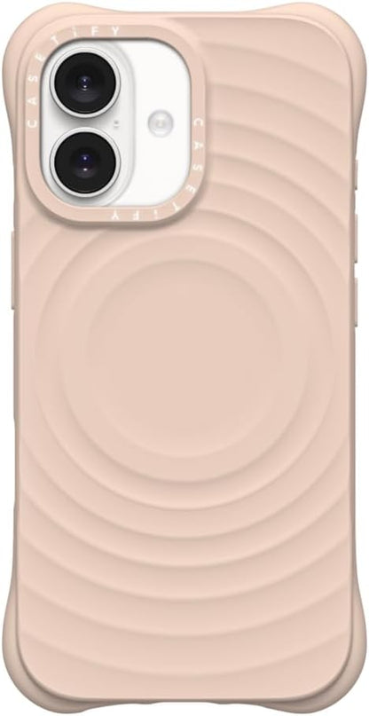 CASETiFY Ripple Case for iPhone 16 Pro [Silicone / 6.6 ft. 2X Military Grade Drop Protection/Compatible with Magsafe] - Black