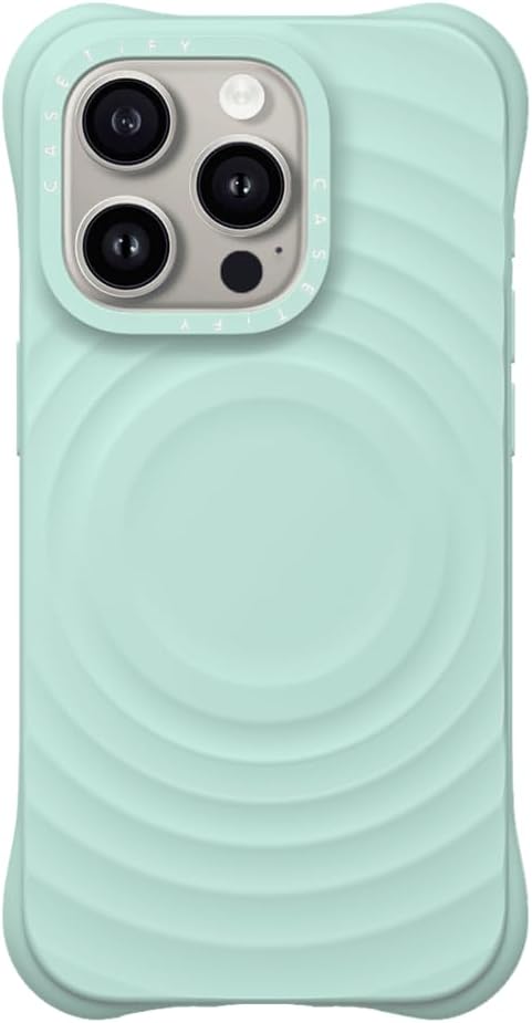 CASETiFY Ripple Case for iPhone 16 Pro [Silicone / 6.6 ft. 2X Military Grade Drop Protection/Compatible with Magsafe] - Black
