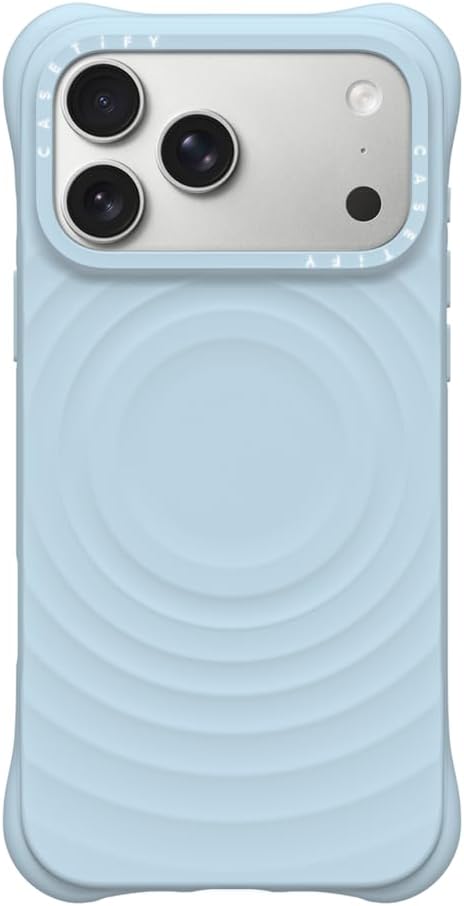 CASETiFY Ripple Case for iPhone 16 Pro [Silicone / 6.6 ft. 2X Military Grade Drop Protection/Compatible with Magsafe] - Black