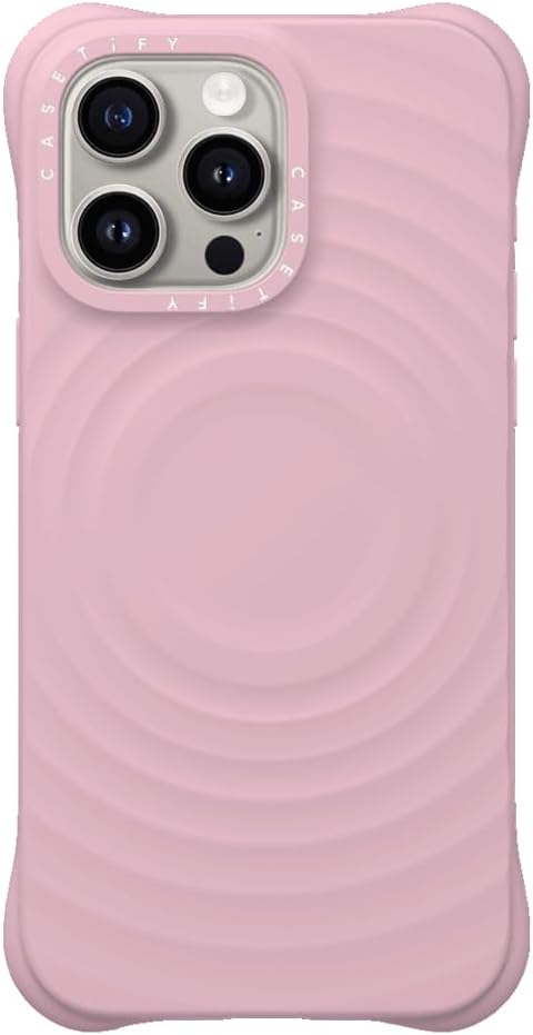 CASETiFY Ripple Case for iPhone 16 Pro [Silicone / 6.6 ft. 2X Military Grade Drop Protection/Compatible with Magsafe] - Black