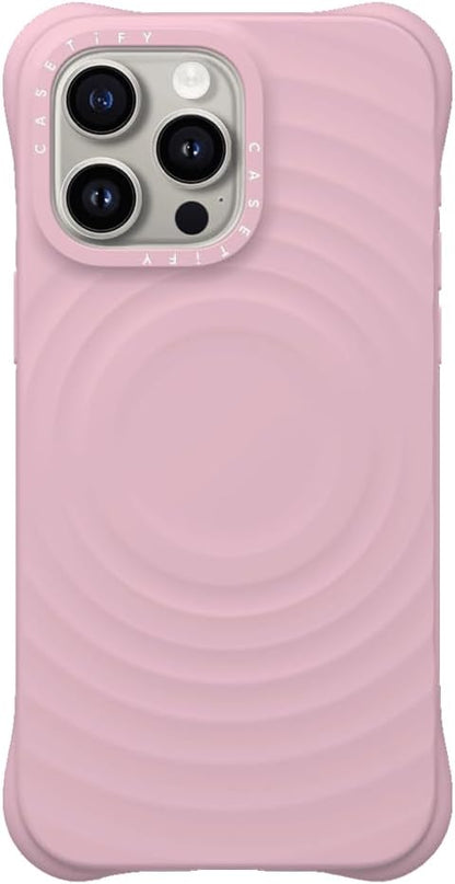 CASETiFY Ripple Case for iPhone 16 Pro [Silicone / 6.6 ft. 2X Military Grade Drop Protection/Compatible with Magsafe] - Black