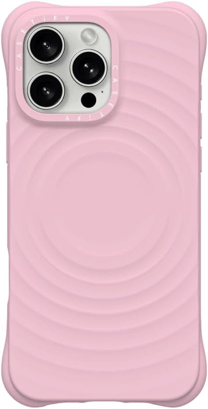 CASETiFY Ripple Case for iPhone 16 Pro [Silicone / 6.6 ft. 2X Military Grade Drop Protection/Compatible with Magsafe] - Black