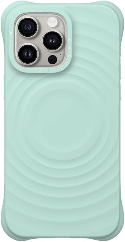 CASETiFY Ripple Case for iPhone 16 Pro [Silicone / 6.6 ft. 2X Military Grade Drop Protection/Compatible with Magsafe] - Black