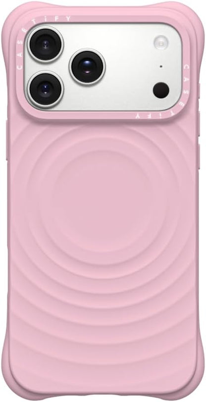 CASETiFY Ripple Case for iPhone 16 Pro [Silicone / 6.6 ft. 2X Military Grade Drop Protection/Compatible with Magsafe] - Black