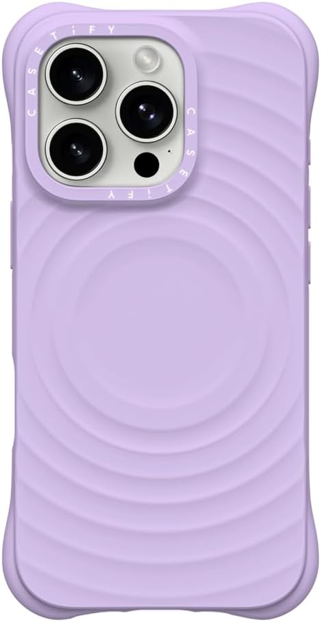 CASETiFY Ripple Case for iPhone 16 Pro [Silicone / 6.6 ft. 2X Military Grade Drop Protection/Compatible with Magsafe] - Black