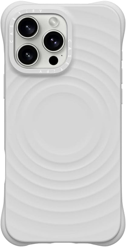 CASETiFY Ripple Case for iPhone 16 Pro [Silicone / 6.6 ft. 2X Military Grade Drop Protection/Compatible with Magsafe] - Black