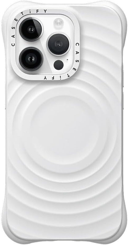 CASETiFY Ripple Case for iPhone 16 Pro [Silicone / 6.6 ft. 2X Military Grade Drop Protection/Compatible with Magsafe] - Black
