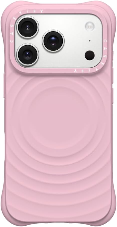 CASETiFY Ripple Case for iPhone 16 Pro [Silicone / 6.6 ft. 2X Military Grade Drop Protection/Compatible with Magsafe] - Black