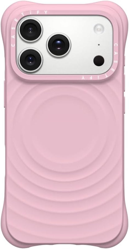 CASETiFY Ripple Case for iPhone 16 Pro [Silicone / 6.6 ft. 2X Military Grade Drop Protection/Compatible with Magsafe] - Black