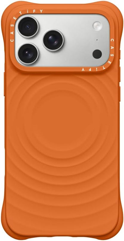CASETiFY Ripple Case for iPhone 16 Pro [Silicone / 6.6 ft. 2X Military Grade Drop Protection/Compatible with Magsafe] - Black