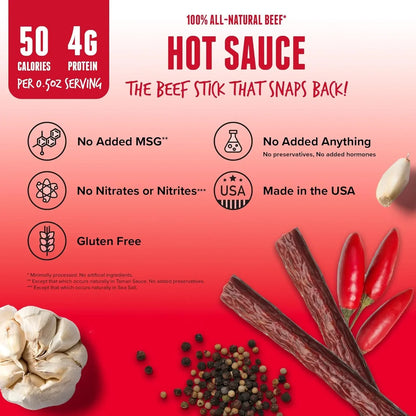 Hot Sauce Beef Stick (16 CT)
