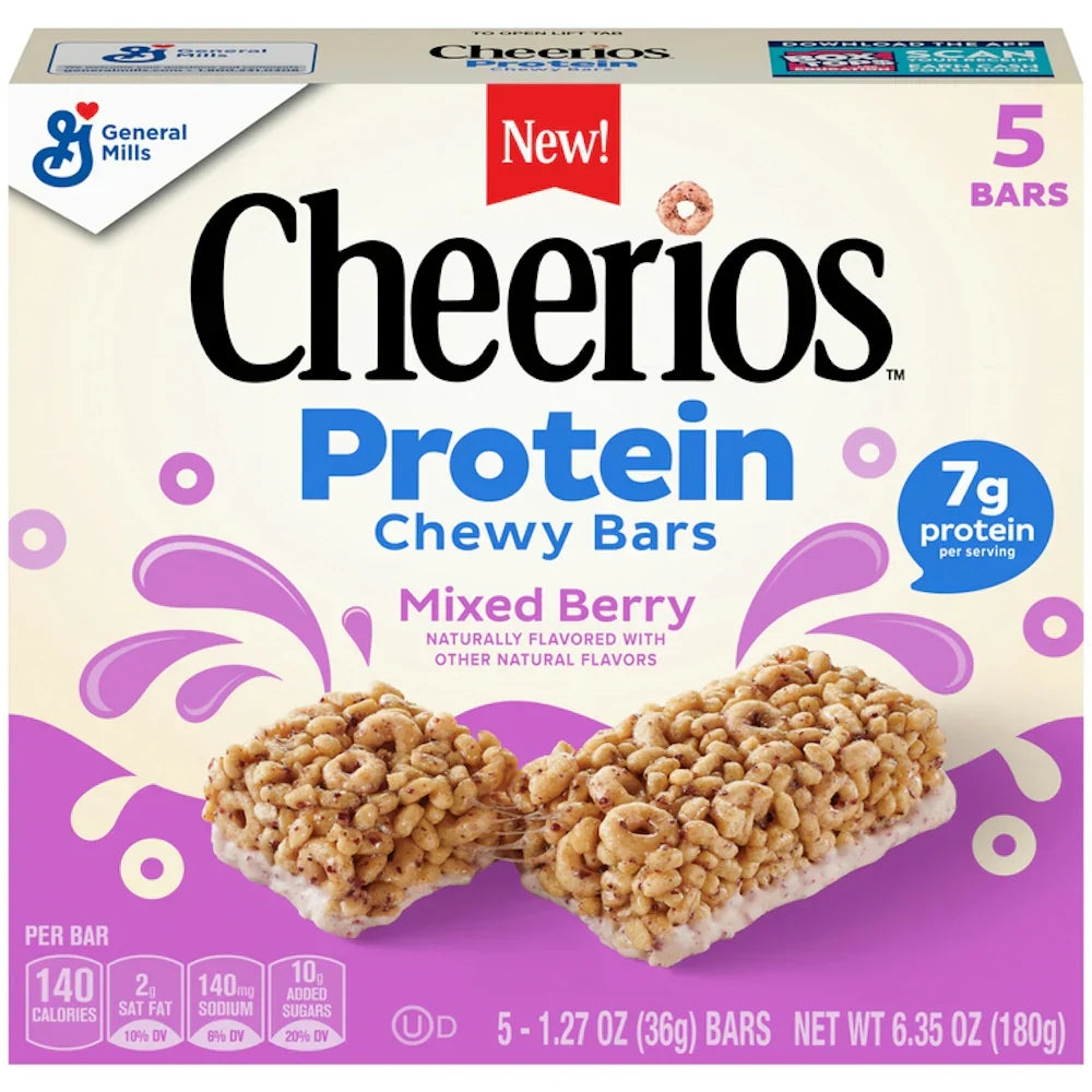 Protein Cereal Bars - Mixed Berry (5 CT)