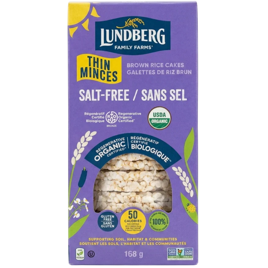 Thin Stackers Salt Free Brown Rice Cakes