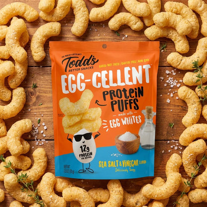 Sea Salt & Vinegar Egg & Lentil Crisps