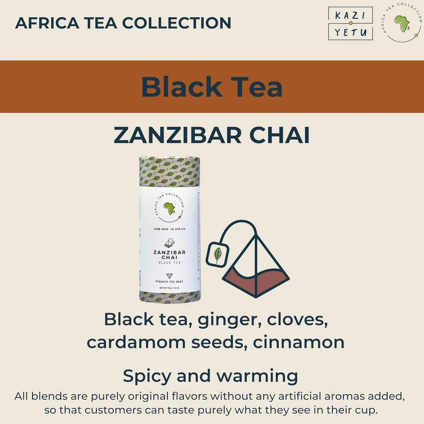 Zanzibar Chai Black Tea (20 CT)