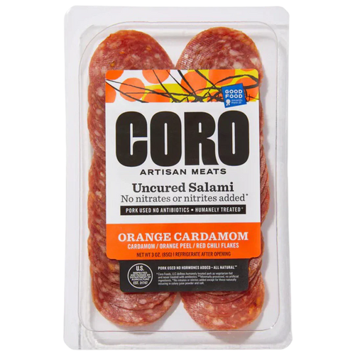 Uncured Orange Cardamom Salami