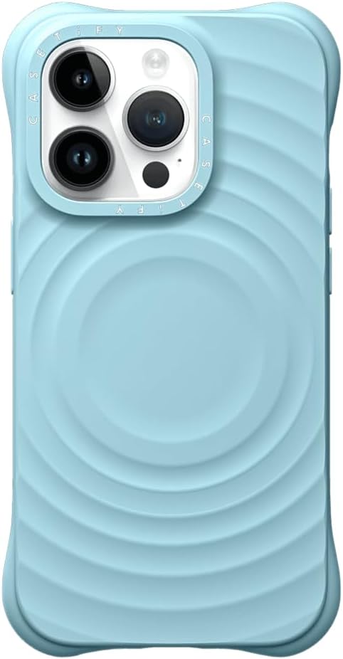 CASETiFY Ripple Case for iPhone 16 Pro [Silicone / 6.6 ft. 2X Military Grade Drop Protection/Compatible with Magsafe] - Black