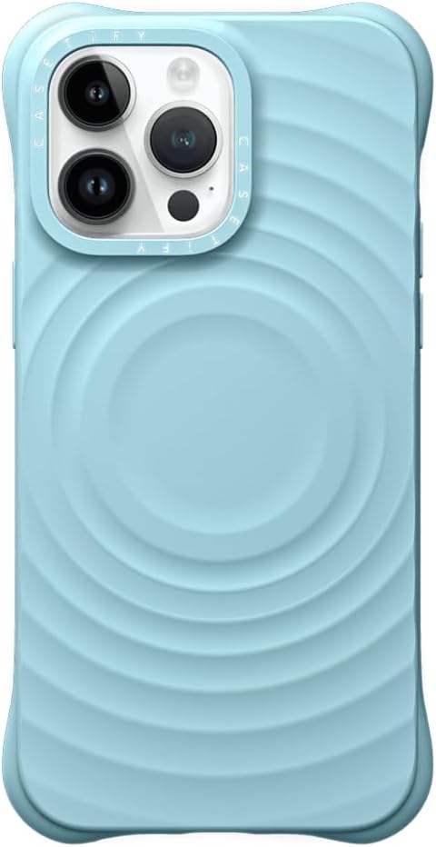 CASETiFY Ripple Case for iPhone 16 Pro [Silicone / 6.6 ft. 2X Military Grade Drop Protection/Compatible with Magsafe] - Black