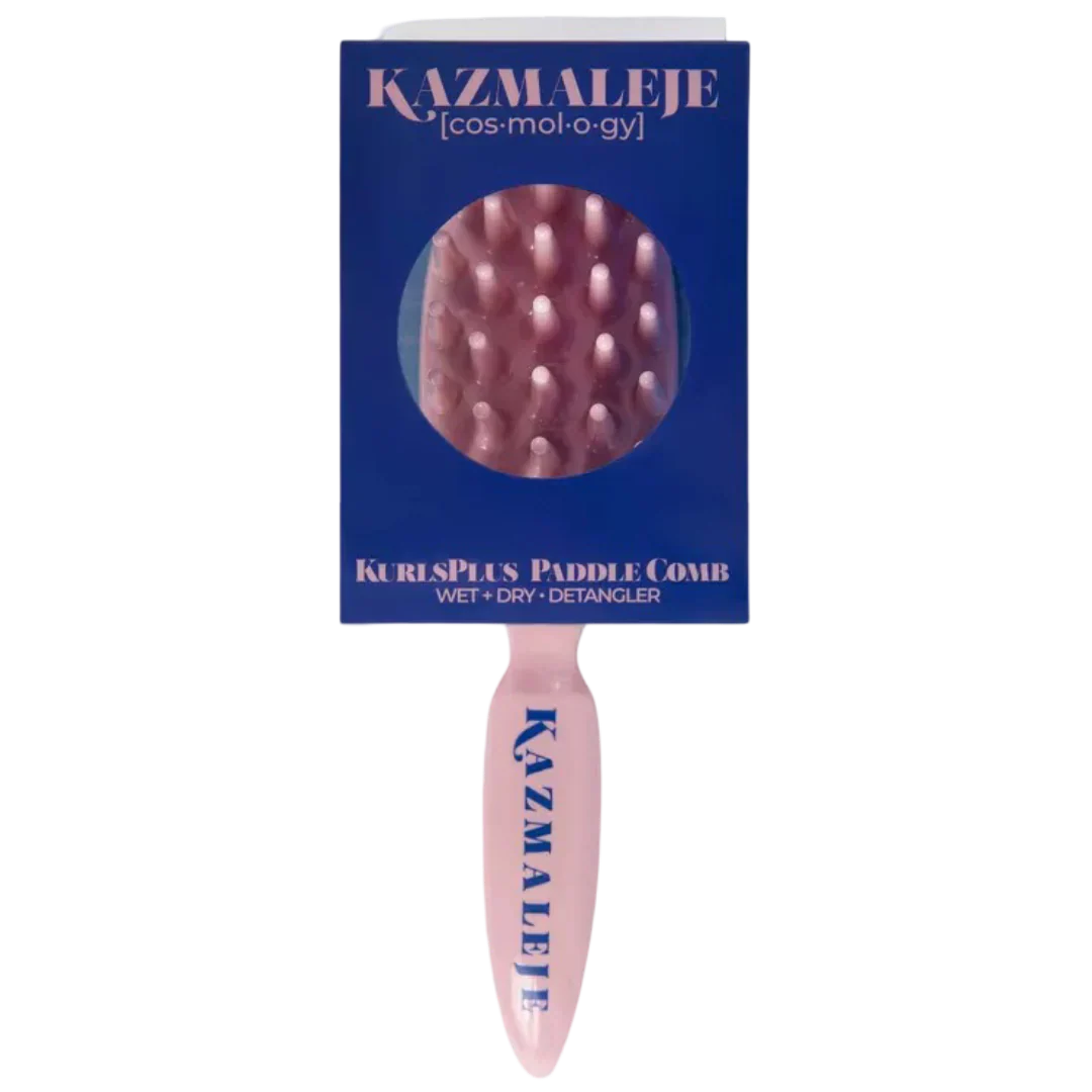 KurlsPlus Paddle Hair Comb - Pink
