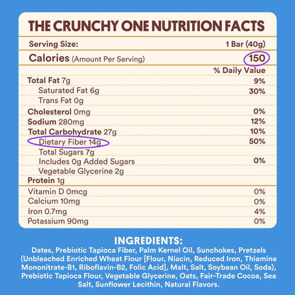 Chocolate Pretzel Caramel Date Bar (12 CT)