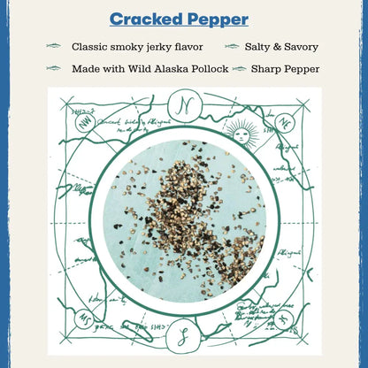 Cracked Pepper Fish Jerky