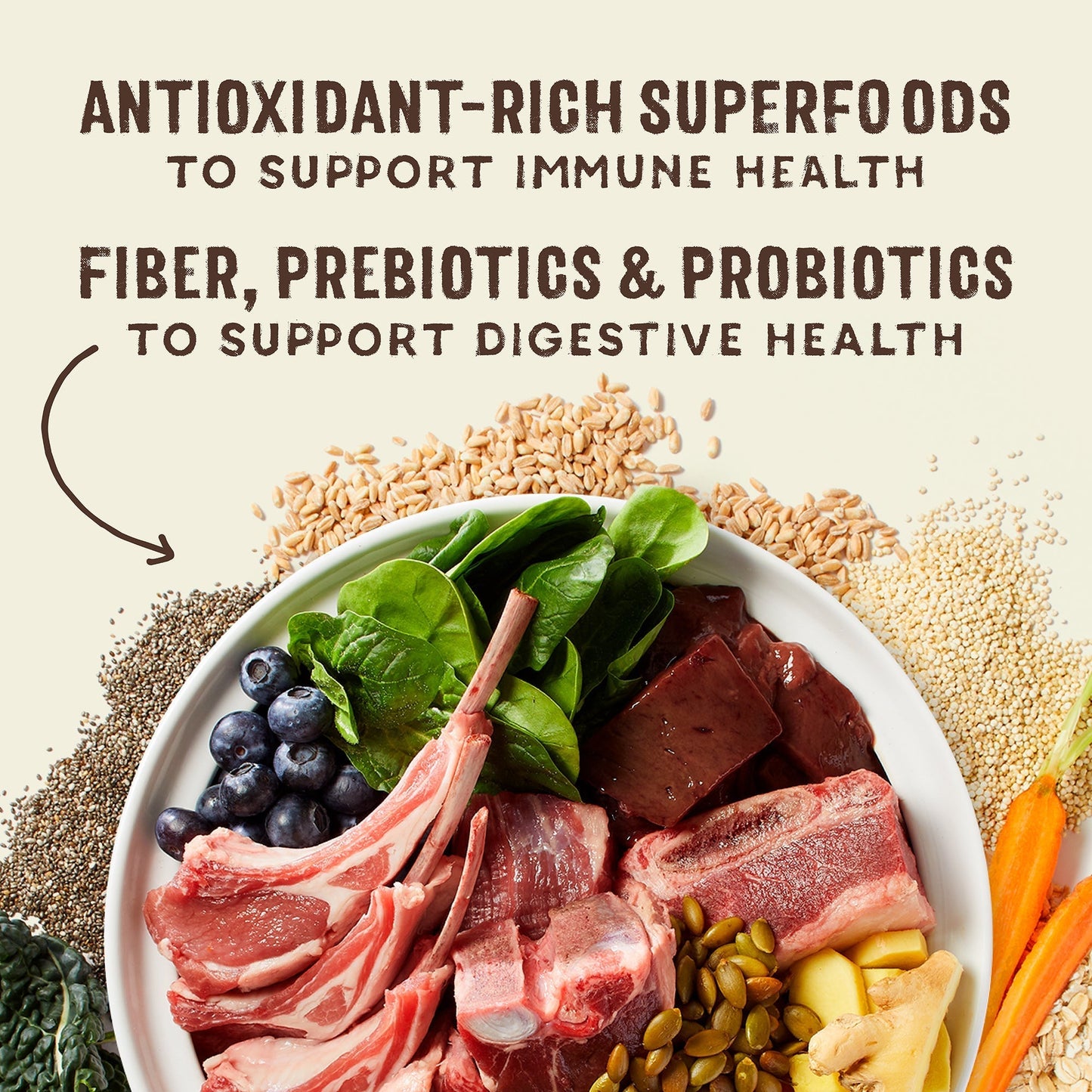 SuperBlends Raw Coated Beef, Beef Liver & Lamb Recipe + Superfoods for Dogs