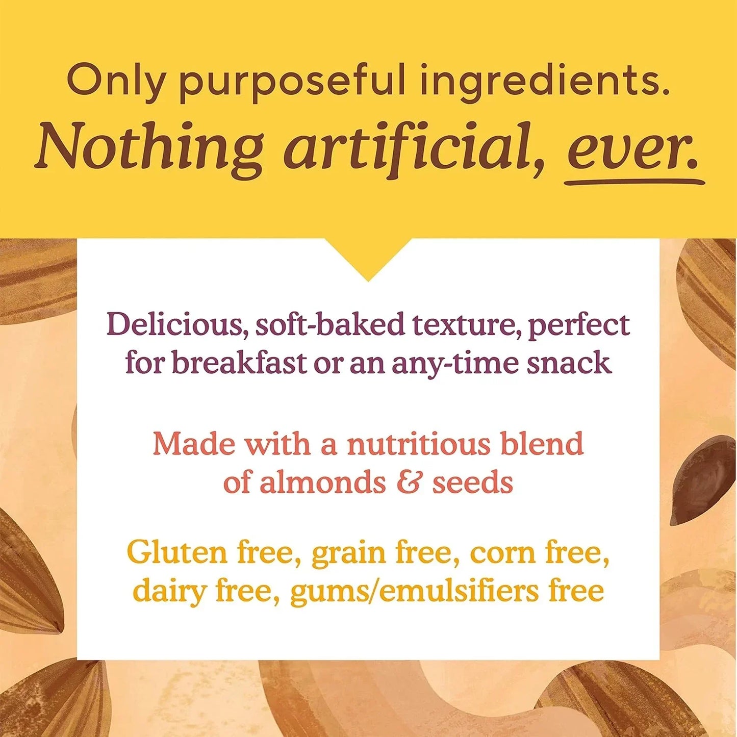 Dark Chocolate Almond Soft Baked Bars (3 Pack)