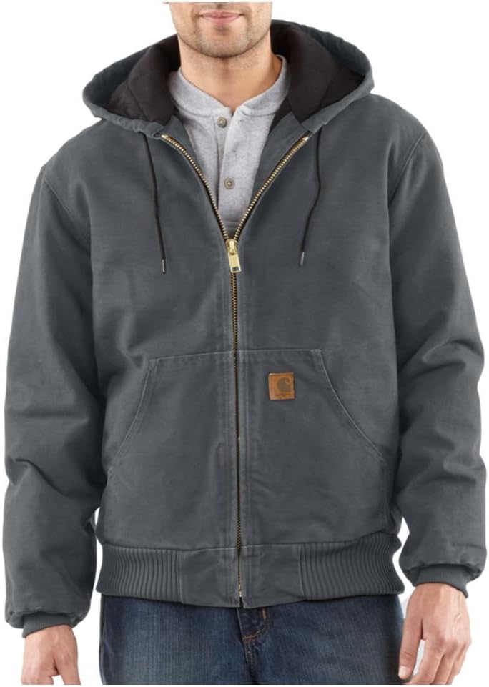 Men's Big-Tall Quilted Flannel Lined Sandstone Active Jacket