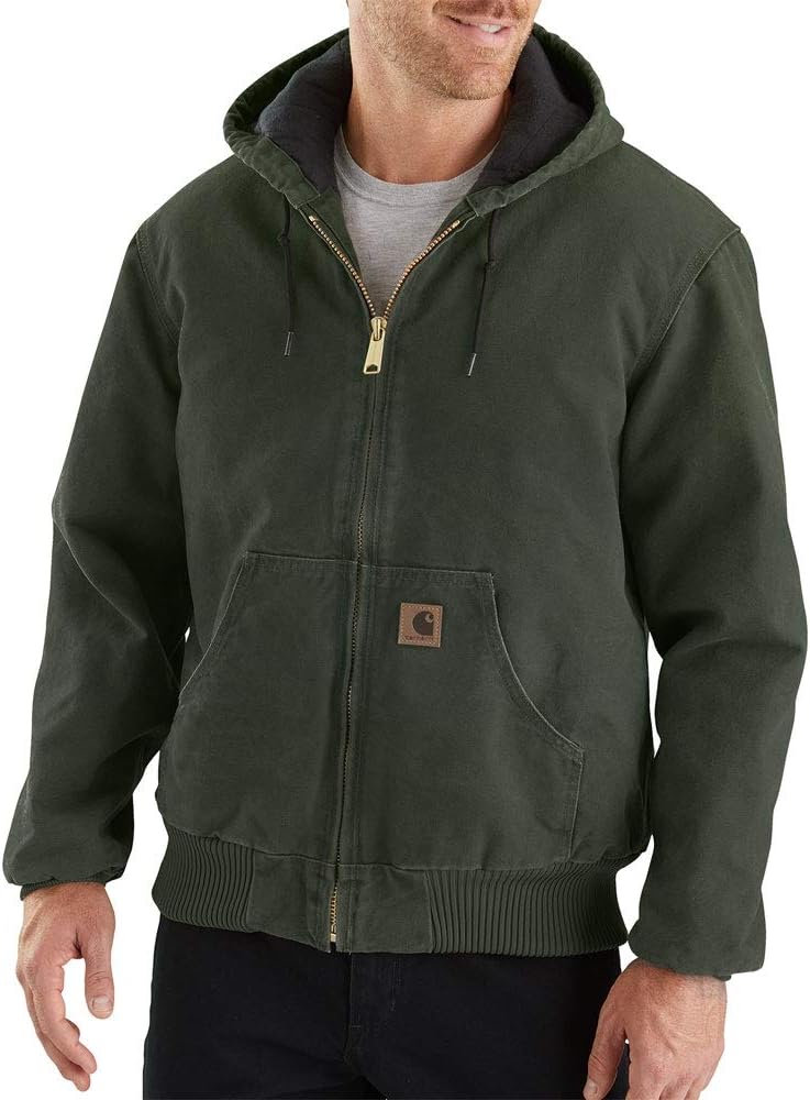Men's Big-Tall Quilted Flannel Lined Sandstone Active Jacket