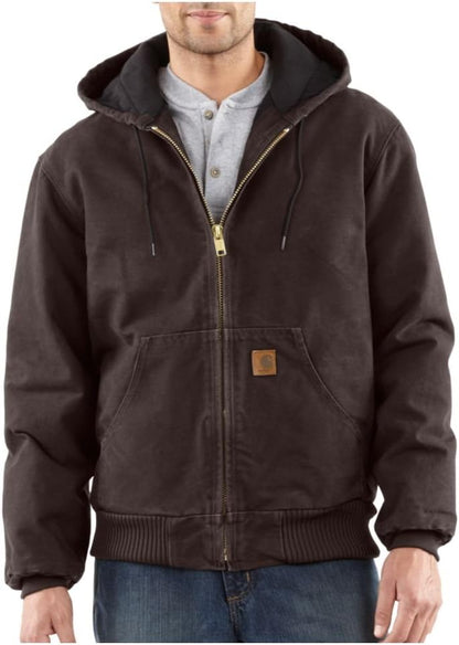 Men's Big-Tall Quilted Flannel Lined Sandstone Active Jacket