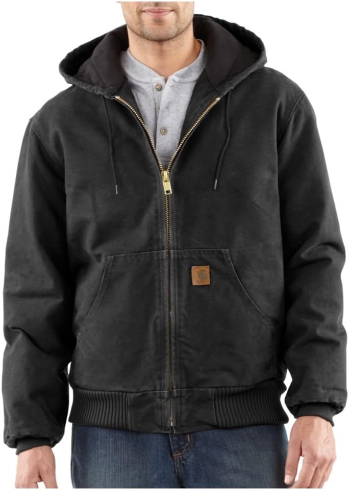 Men's Big-Tall Quilted Flannel Lined Sandstone Active Jacket