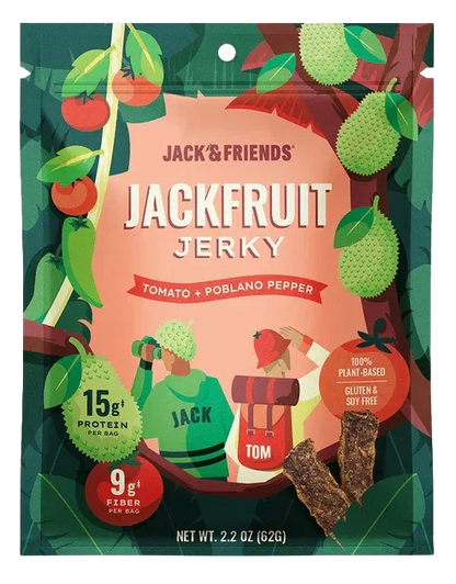 Jackfruit Jerky - Tomato & Poblano Peppers