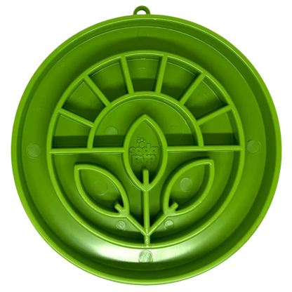 Garden Design eTray Enrichment Shallow Slow Feeder Dog Bowl - Green