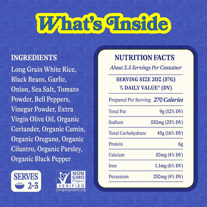Rice & Black Beans (3CT)