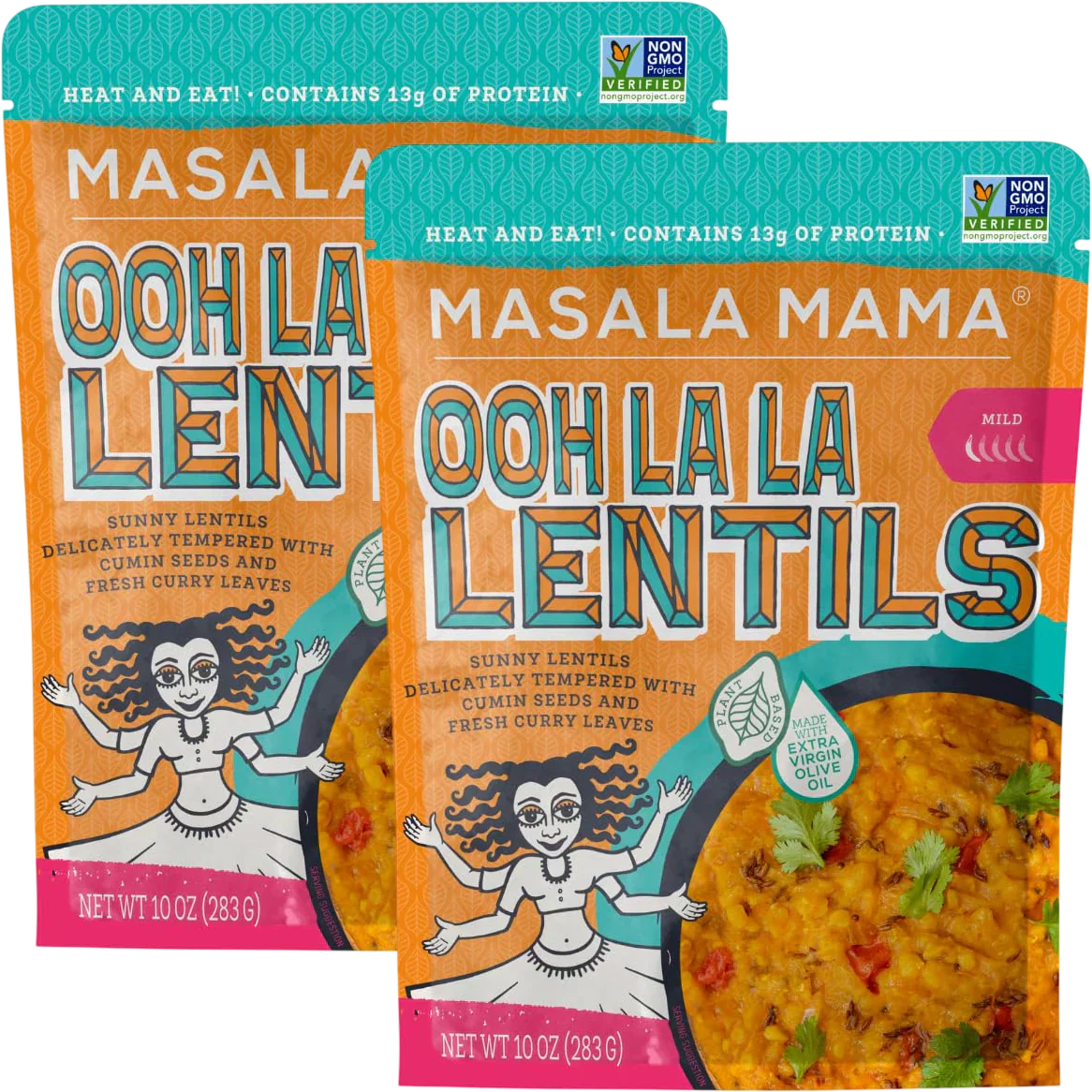 Ooh La La Lentils - Heat And Eat (2 Pack)