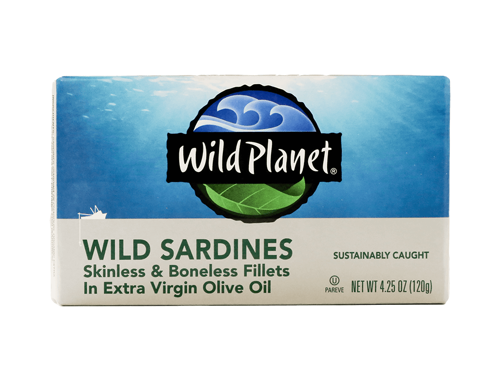 Wild Sardines Skinless & Boneless Fillets In Extra Virgin Olive Oil
