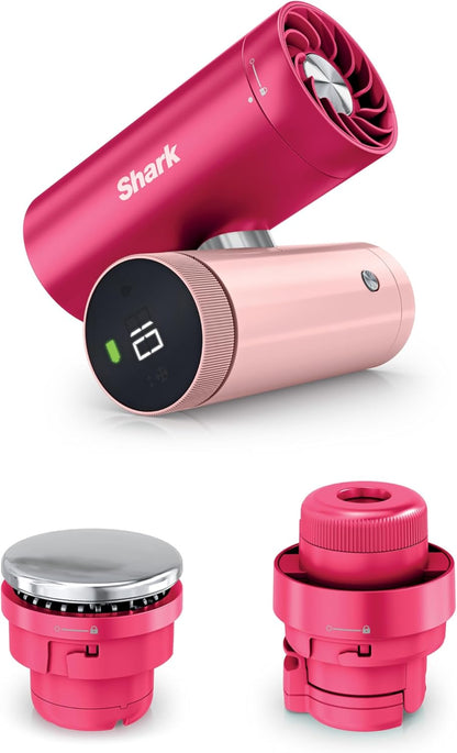 Shark ChillPill – The Only 3-in-1 Personal Cooling System with Fan, InstaChill Cooling Plate & Dry-Touch Mist – Portable, Handheld, Drops Skin Temp Up to 16°F, 10 Speeds, Dragon Fruit, FA022PK