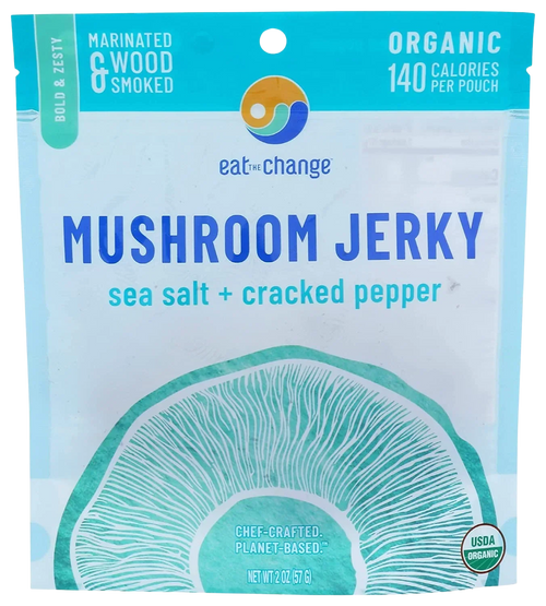 Sea Salt & Cracked Pepper Mushroom Jerky
