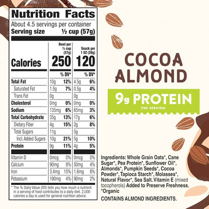 Organic Cocoa Almond Protein Granola